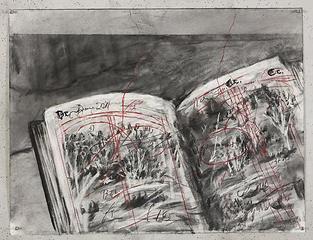 Drawing for \'Other Faces\',William Kentridge