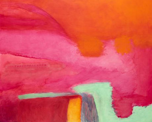 Sunset Lake,Emily Mason