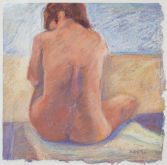 Woman at the Beach,Jean Edelstein