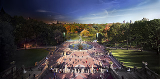 Bethesda Fountain Day To Night,Stephen Wilkes