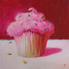 Big Pink Cupcake II,Debi Gero