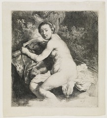 Diana at the Bath,Rembrandt van Rijn