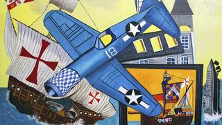 Cosair and Santa Maria,Malcolm Morley