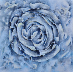 Black and White Rose,Beate Amler