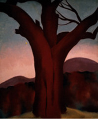 The Chestnut Red,Georgia O\'Keeffe