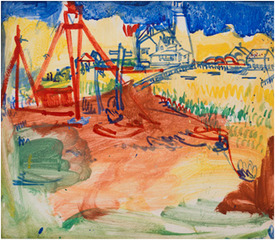 Light House,Hans Hofmann