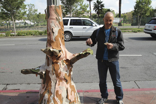 Giving Tree,Yarn Bombing Los Angeles, California Poppy Collective