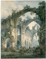 Inside Tintern Abbey, Monmouthshire ,Joseph Mallord William Turner