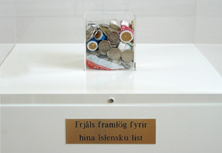 Kleine Spende für die isländische Kunst,Wolfgang Müller
