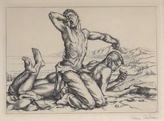 Two Boys on a Beach No. 1,Paul Cadmus