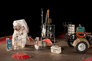 Mary Eannarino performs mission tasks in preparation for SPACE PROGRAM: MARS,Tom Sachs