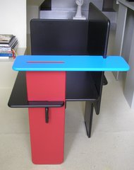 Max Clendinning Black/Red /Blue chair,Max Clendinning