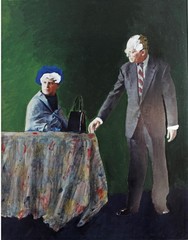 Portret van echtpaar Sanders,Ger Van Elk