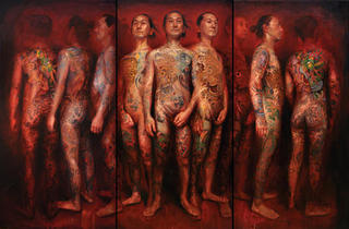 Portrait of the artist Shige, 9 views,Shawn Barber