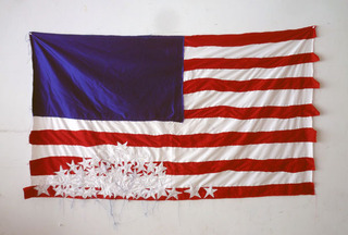 Deconstructed Flag #1 (Fallen Stars)  ,Brian Kenny