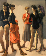  Ida with Four Dancers,Moses Soyer