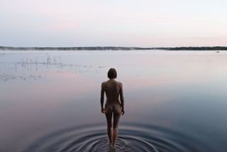 Still images from The Black Bay Sequence,Elina Brotherus