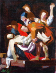 Study after Caravaggio ,Satoshi Okada