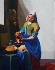 Study after Vermeer,Sylvia Eneriz