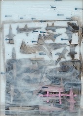 Airplane study (small, attack, white swirl),Dashiell Manley