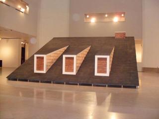 The Eastern Oracle: We Will Tear the Roof Off the Mother, Brooklyn Museum, north view,Heather Hart