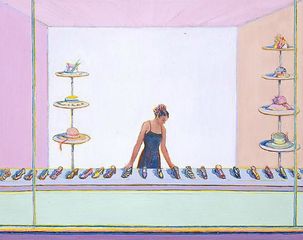Shoes and Hats,Wayne Thiebaud