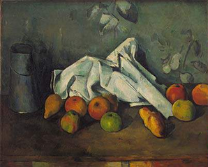 Milk Can and Apples,Paul Cezanne
