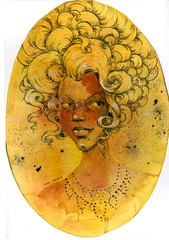 Portrait of Dante Posh,Molly Crabapple