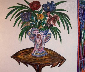 Pink Vase,Jose Acosta