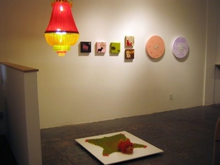 2 person show - Installation View of Chou\'s work,Ya Ya CHou and Katy Bowen