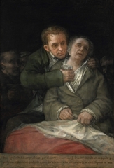 Self-Portrait with Dr. Arrieta,Francisco de Goya