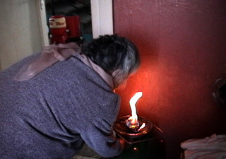 Stove Lighting, Still from Kabul Reconstructions,Mariam Ghani