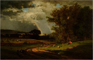 Passing Shower,George Inness