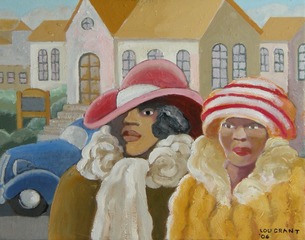 Two Sisters After Church,Louis Grant