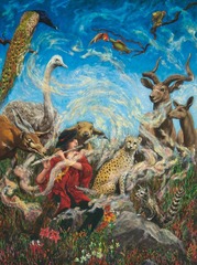 Tamino charms the animals,Lisa Zwerling