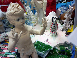 All In, detail of unfinished figure,CALEB WEINTRAUB
