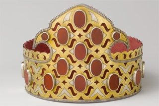 Headdress, Central Asia or Iran,
