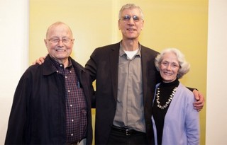 Barclay Simpson, President Stephen Beal, Sharon Simpson,