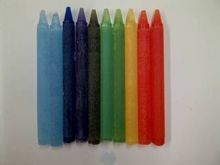 Learning Color I: Crayon Negatives,Farrah Karapetian