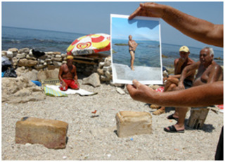 Moment 4, photography from the project The Sea Is A Stereo ,Mounira Al Solh