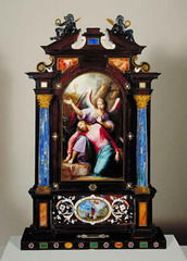 Portable Altar in a Carrying Case (Christ on the Mount of Olives),Jacopo Ligozzi