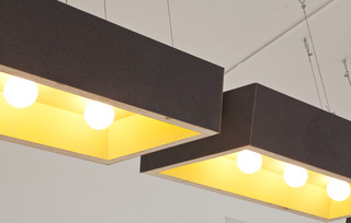 Sliced Parallelepiped Lights (detail),Emmett Moore