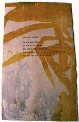 Buckower Elegien, Motto, Bertolt Brecht, Series III #8 of 22 images,Ilse Schreiber-Noll