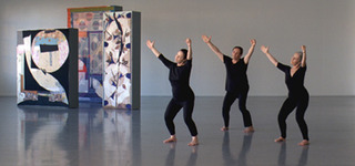 Production still from Five Dances and Nine Wall Carpets by Noa Eshkol,Sharon Lockhart
