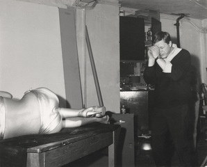 Preparatory study for Goldfinger title sequence,Robert Brownjohn