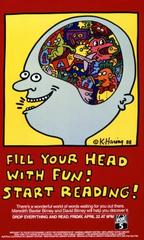 Fill Your Head with Fun! Start Reading!,Keith Haring
