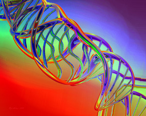 DNA Abstract,Rod Seeley