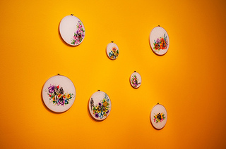 Installation view of "Smile" series ,Natalia Ancisco