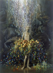 Self Portrait as Gorgeous Tumour II,Julie Heffernan