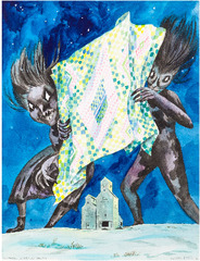 Northern Lights Over Bruno,Shary Boyle